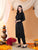 Ananya Chikankari Kurta Pant Cotton Co-ord Set (Black)
