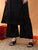 Priya Chikankari Kurta Palazzo Cotton Co-ord Set (Black)